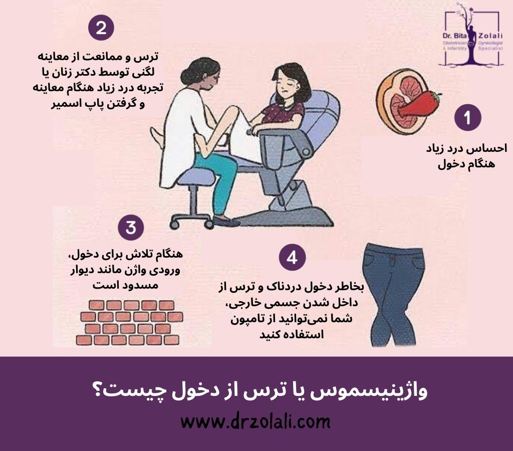 واژینیسموس یا ترس از دخول چیست؟ دکتر بیتا زلالی واژینیسموس یا ترس از دخول چیست؟ دکتر بیتا زلالی